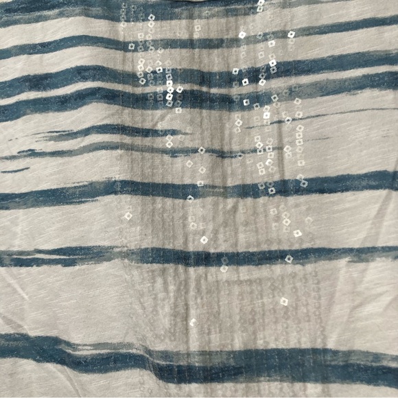 Coldwater Creek Sequined Striped Tank - Picture 2 of 5